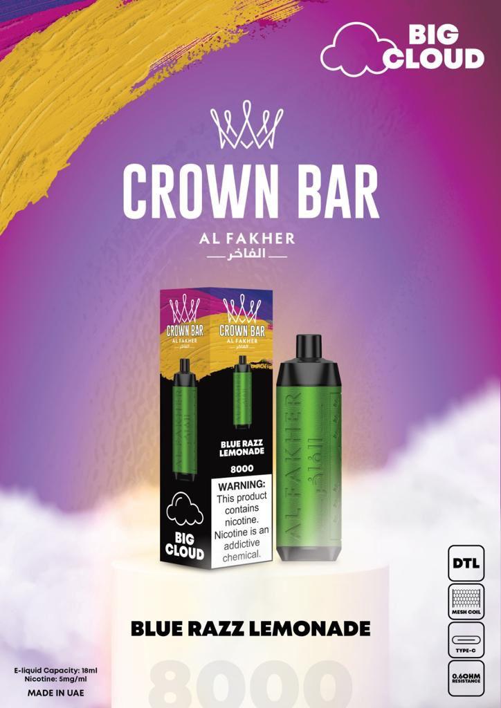 8000 Puffs Crown Bar Disposable Vape