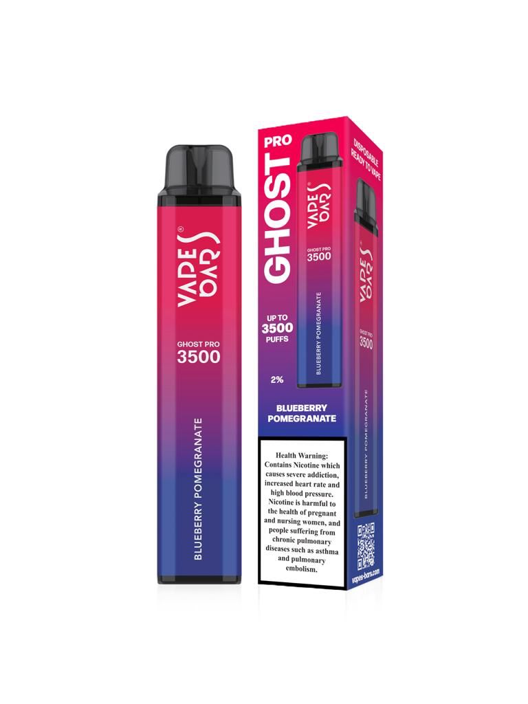 BlueBest Vape Bar Ghost Pro 3500 puffsberry Pomegranate