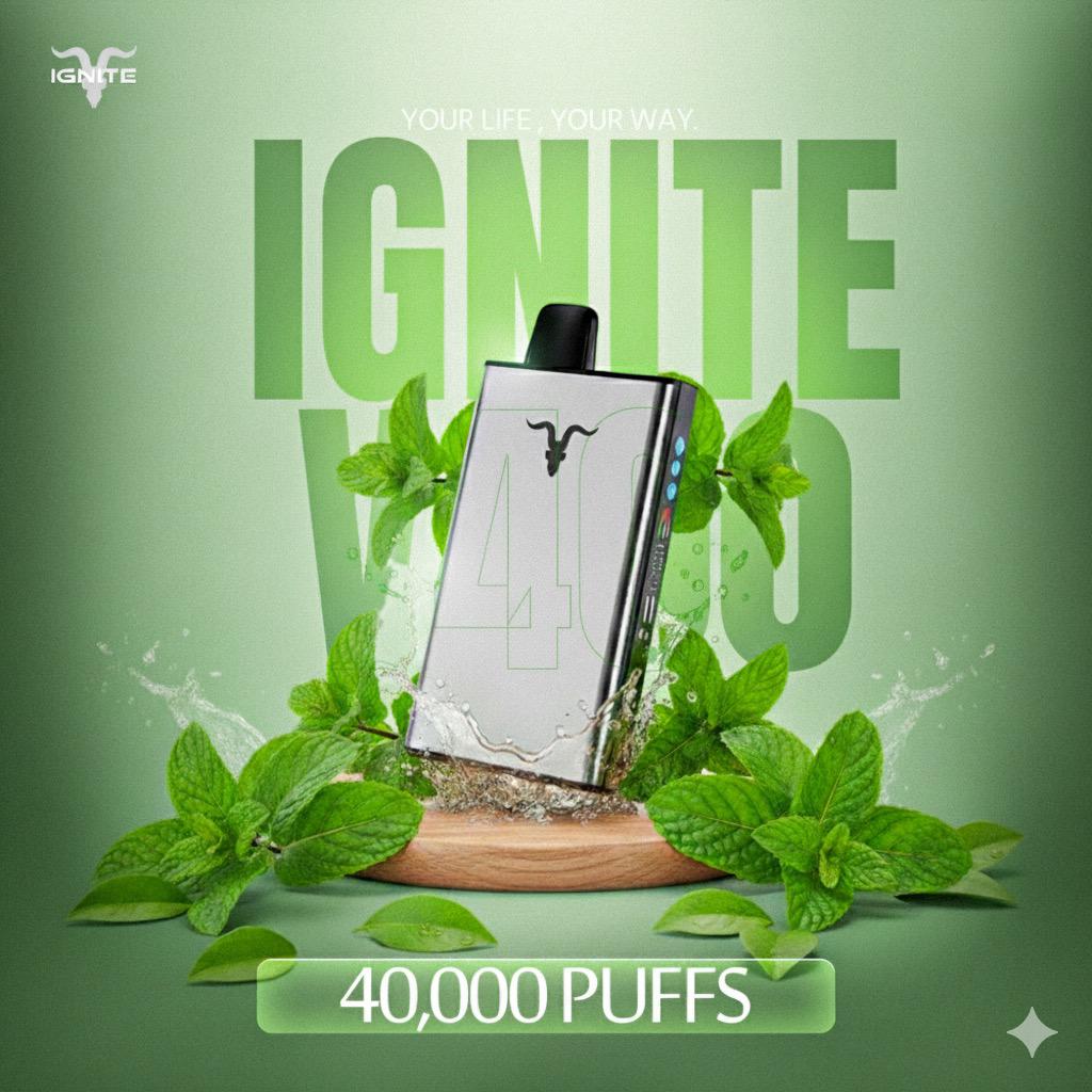 Ignite Ice 40K Disposable Vape 40000 Puffs in Dubai