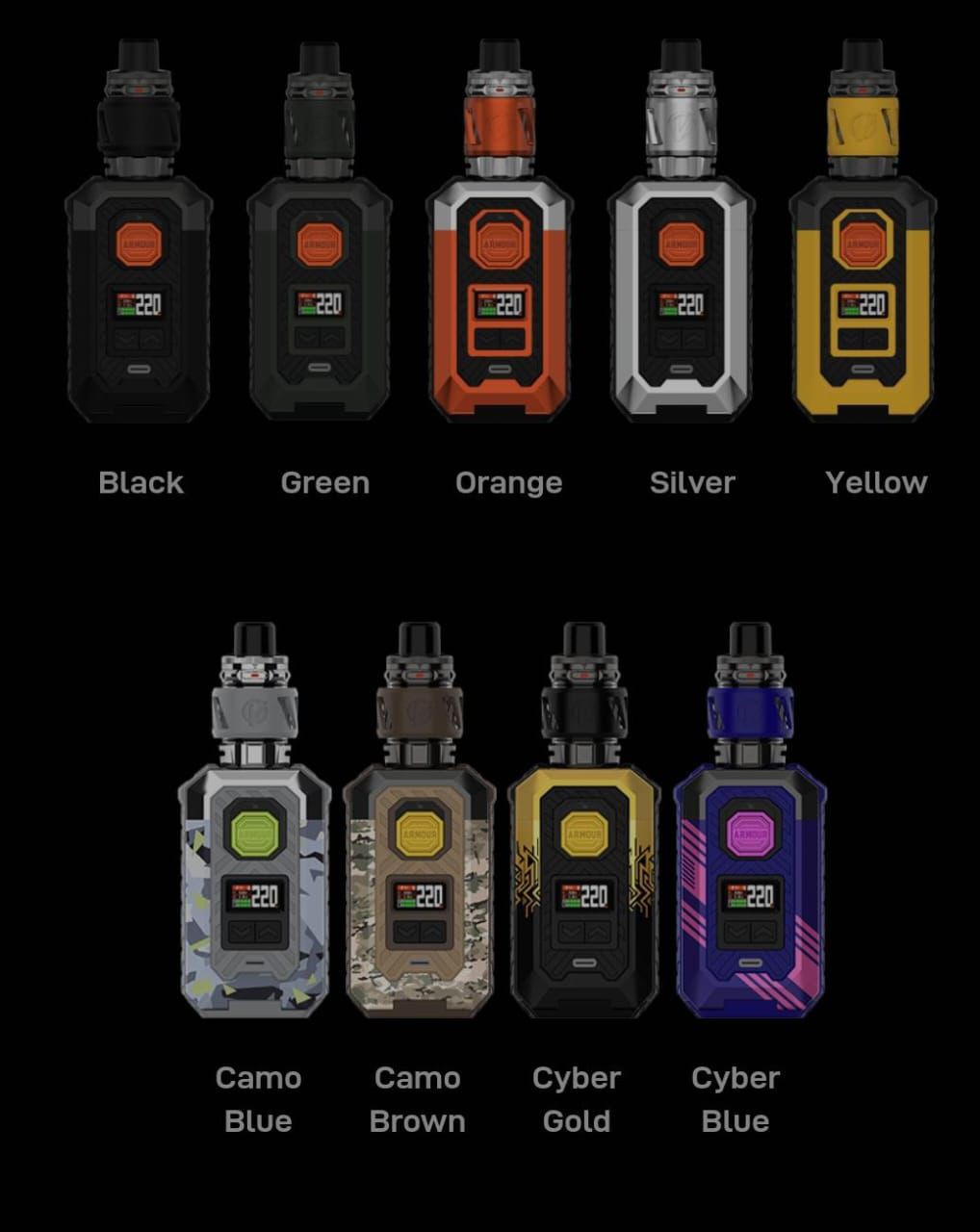 Vaporesso Armour MAX 220W Starter Kit with iTank T UAE Vape Smoke uae Vaporesso Armour MAX 220W Starter Kit with iTank T UAE Vape Smoke uae