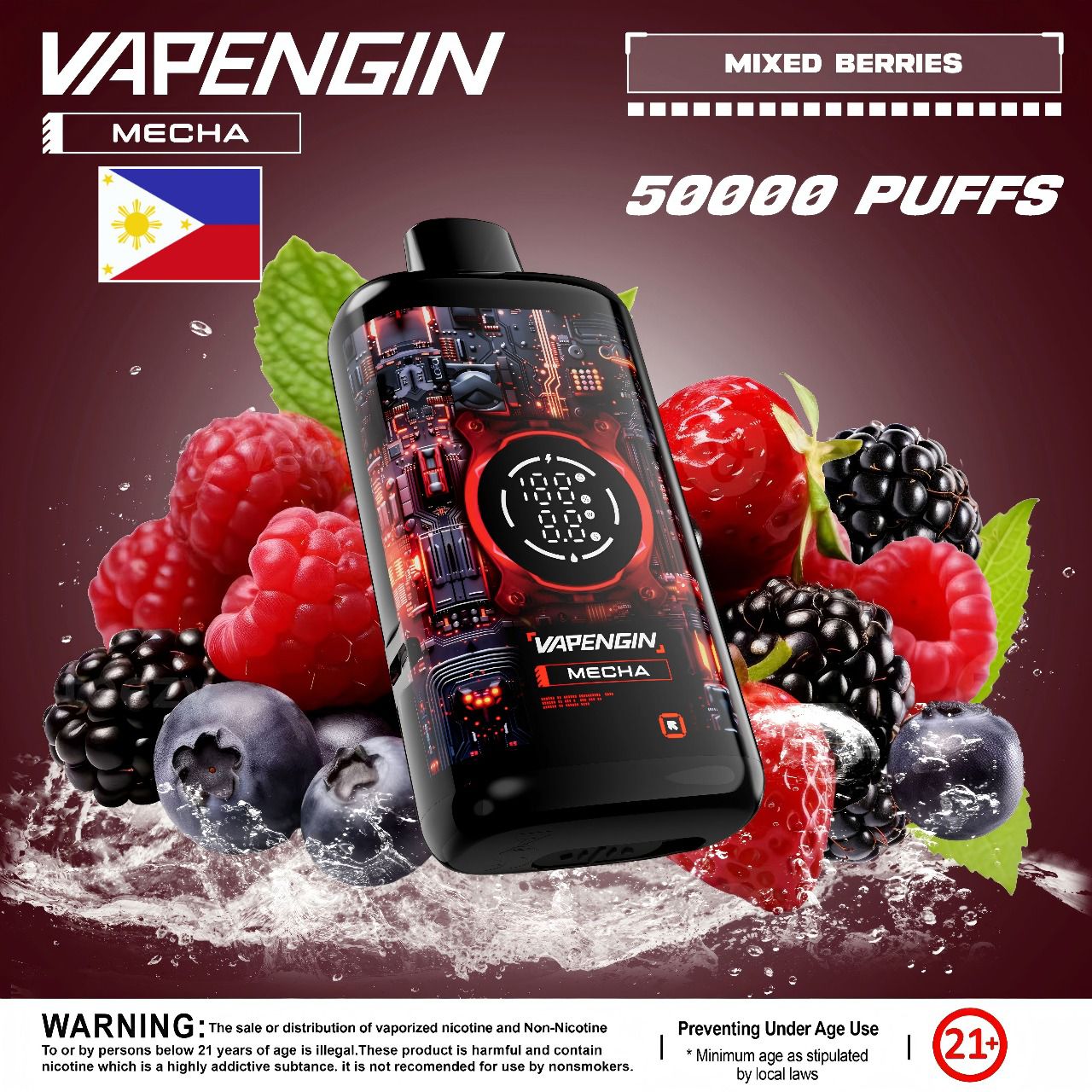 VAPENGIN Meacha 50000 Puffs Disposable Vape kit In Dubai