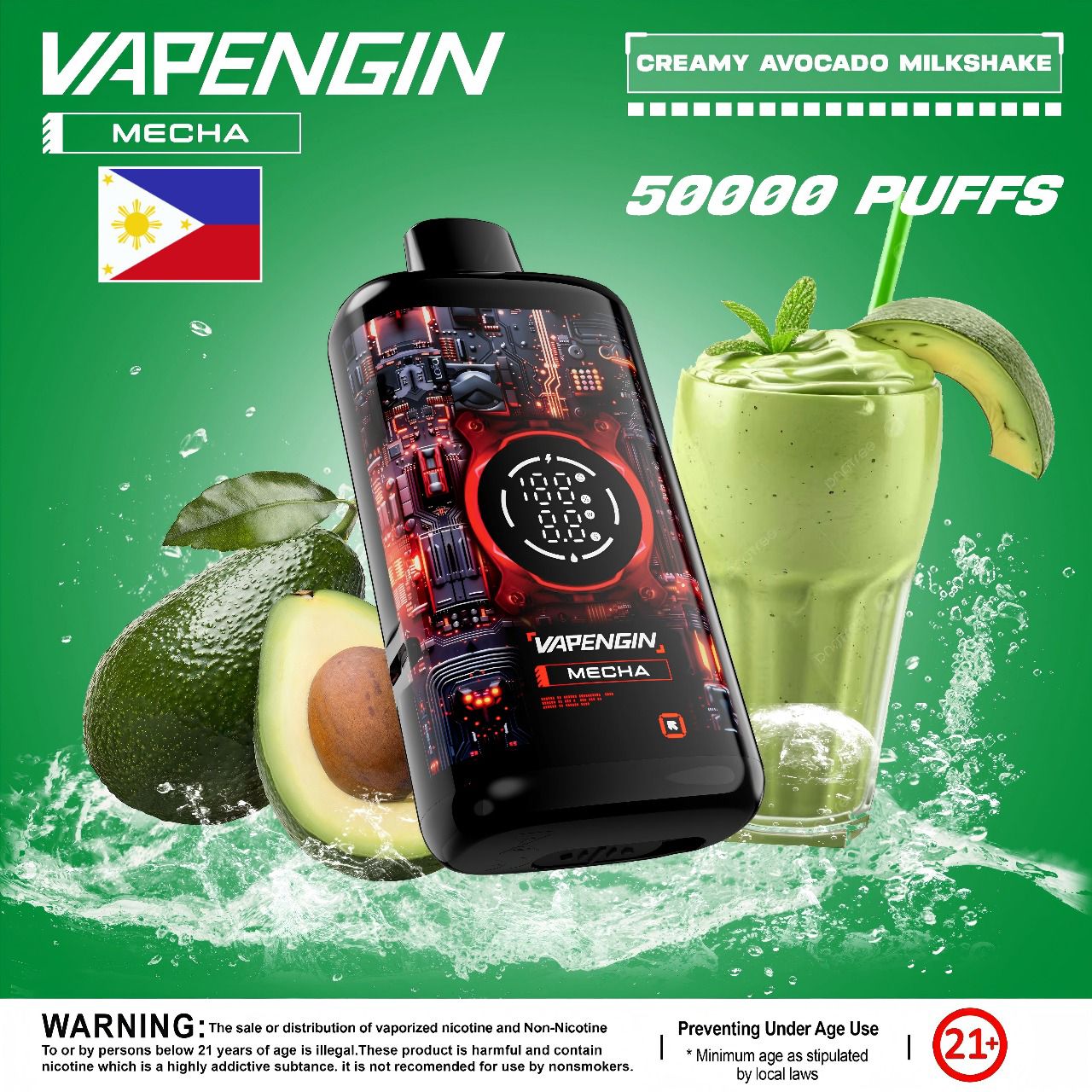 VAPENGIN Meacha 50000 Puffs Disposable Vape kit In Dubai