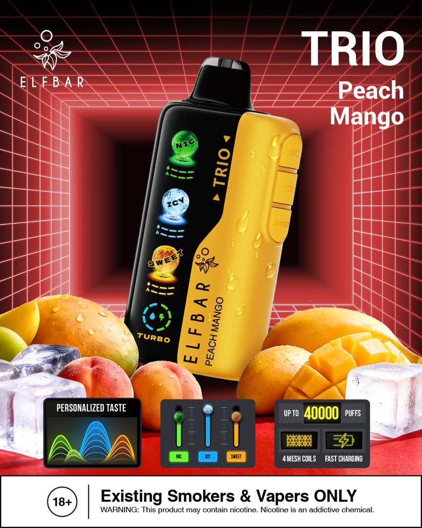 Elf Bar Trio 40000 Puffs Adjustable Flavor Disposable Vape Vape Smoke uae Elf Bar Trio 40000 Puffs Adjustable Flavor Disposable Vape Vape Smoke uae