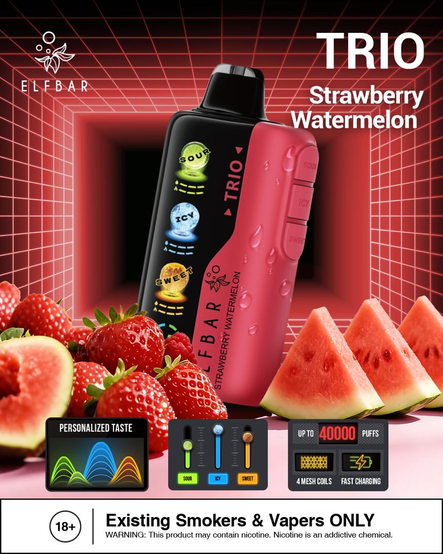 Elf Bar Trio 40000 Puffs Adjustable Flavor Disposable Vape Vape Smoke uae Elf Bar Trio 40000 Puffs Adjustable Flavor Disposable Vape Vape Smoke uae