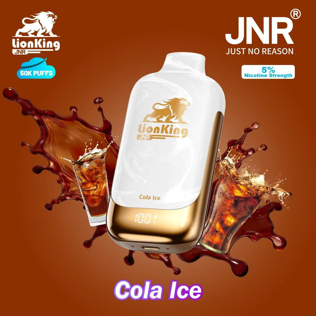 JNR Lionking 50000 Puffs Disposable Vape 50mg in UAE