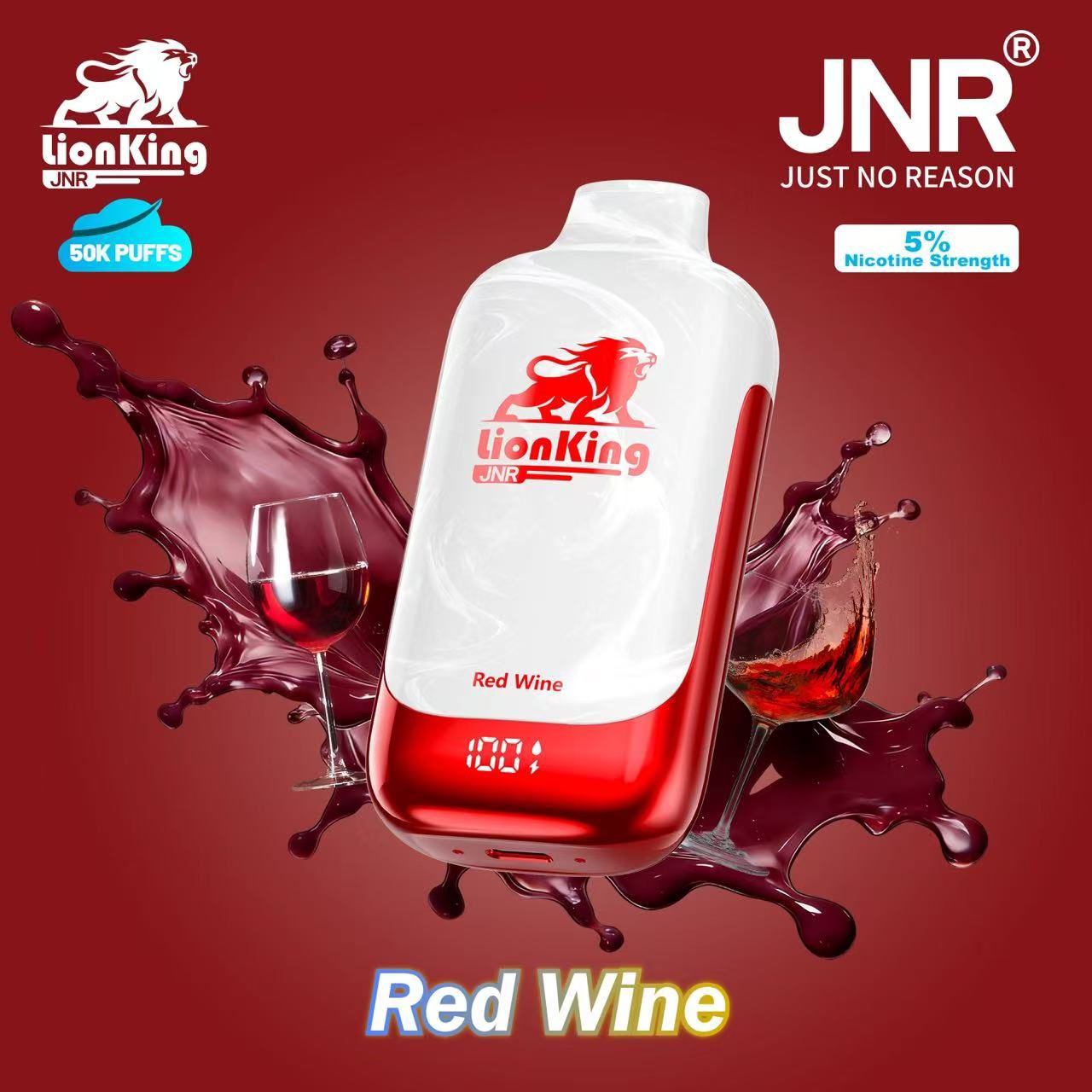 JNR Lionking 50000 Puffs Disposable Vape 50mg in UAE