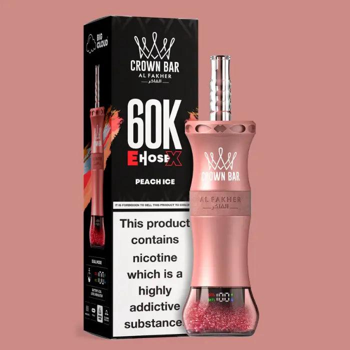 Al Fakher E Hose X 60000 Puffs Crown Bar Hookah Disposable Vape In UAE