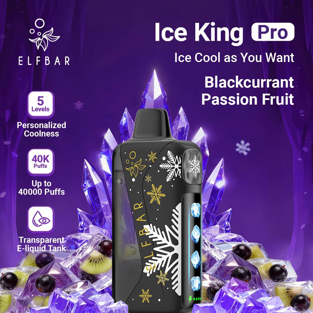 ELFBAR Ice King Pro 40000 Puffs 50mg Nicotine Ice disposable vape in UAE