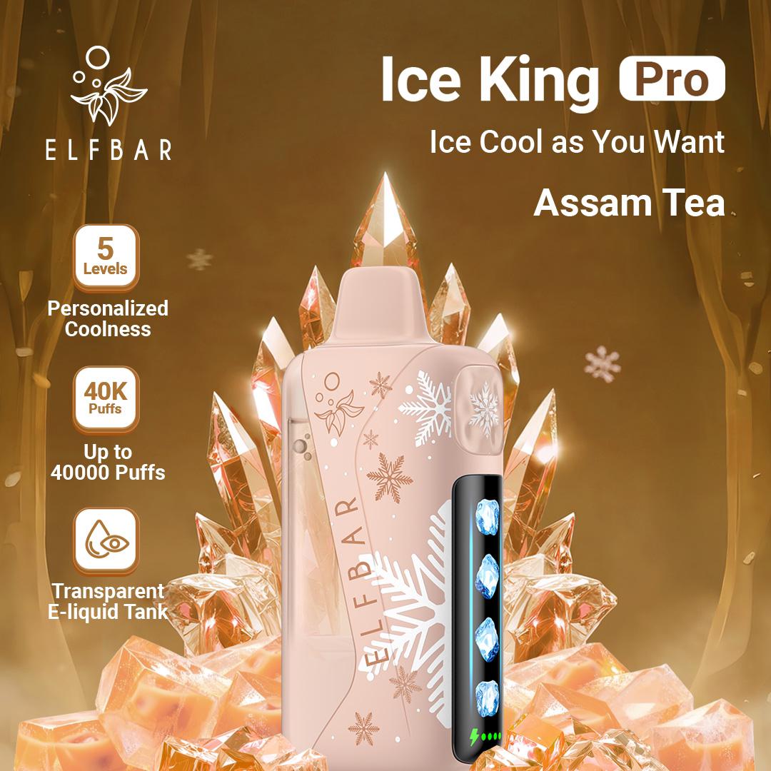 ELFBAR Ice King Pro 40000 Puffs 50mg Nicotine Ice disposable vape in UAE