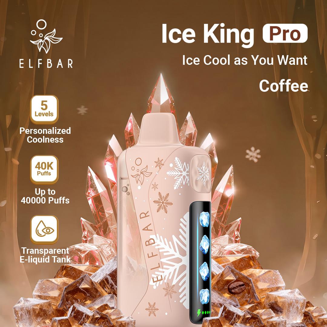 ELFBAR Ice King Pro 40000 Puffs 50mg Nicotine Ice disposable vape in UAE