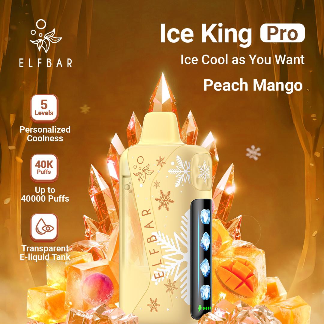 ELFBAR Ice King Pro 40000 Puffs 50mg Nicotine Ice disposable vape in UAE