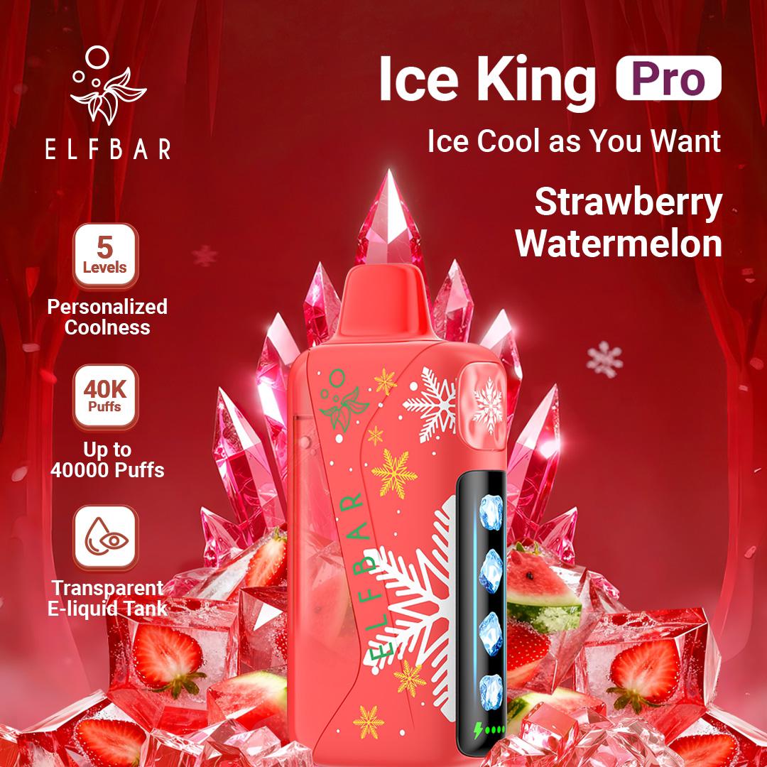 ELFBAR Ice King Pro 40000 Puffs 50mg Nicotine Ice disposable vape in UAE