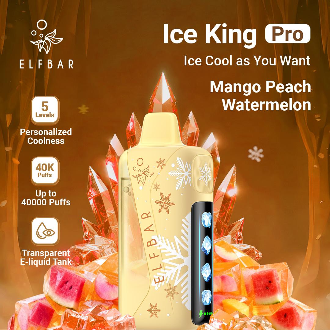 ELFBAR Ice King Pro 40000 Puffs 50mg Nicotine Ice disposable vape in UAE
