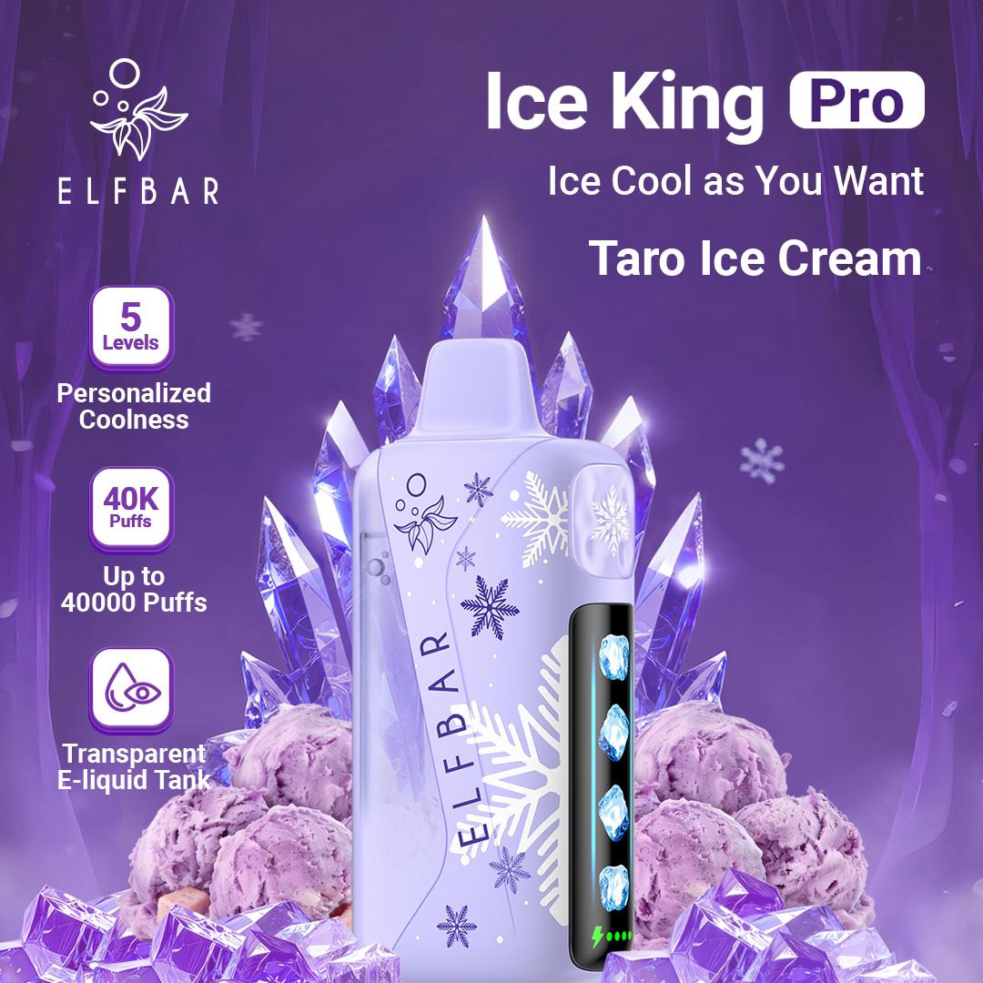 ELFBAR Ice King Pro 40000 Puffs 50mg Nicotine Ice disposable vape in UAE