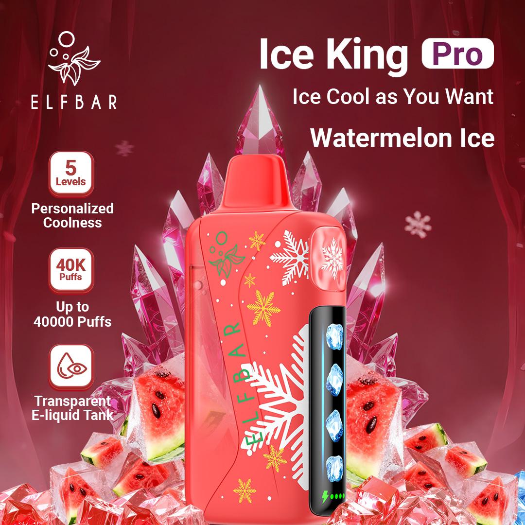 ELFBAR Ice King Pro 40000 Puffs 50mg Nicotine Ice disposable vape in UAE