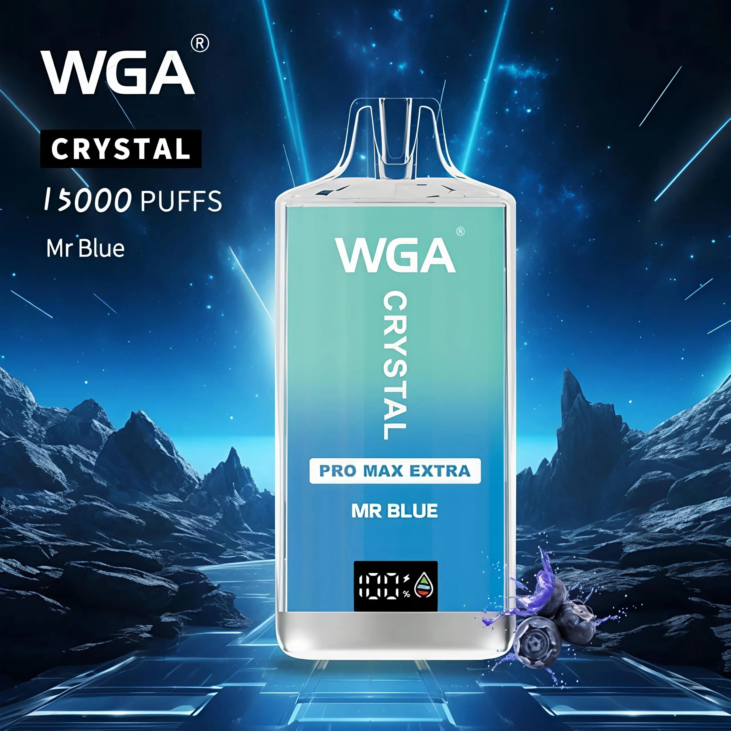 WGA Crystal Pro Max Extra 15000 Puffs Disposable Vape In UAE