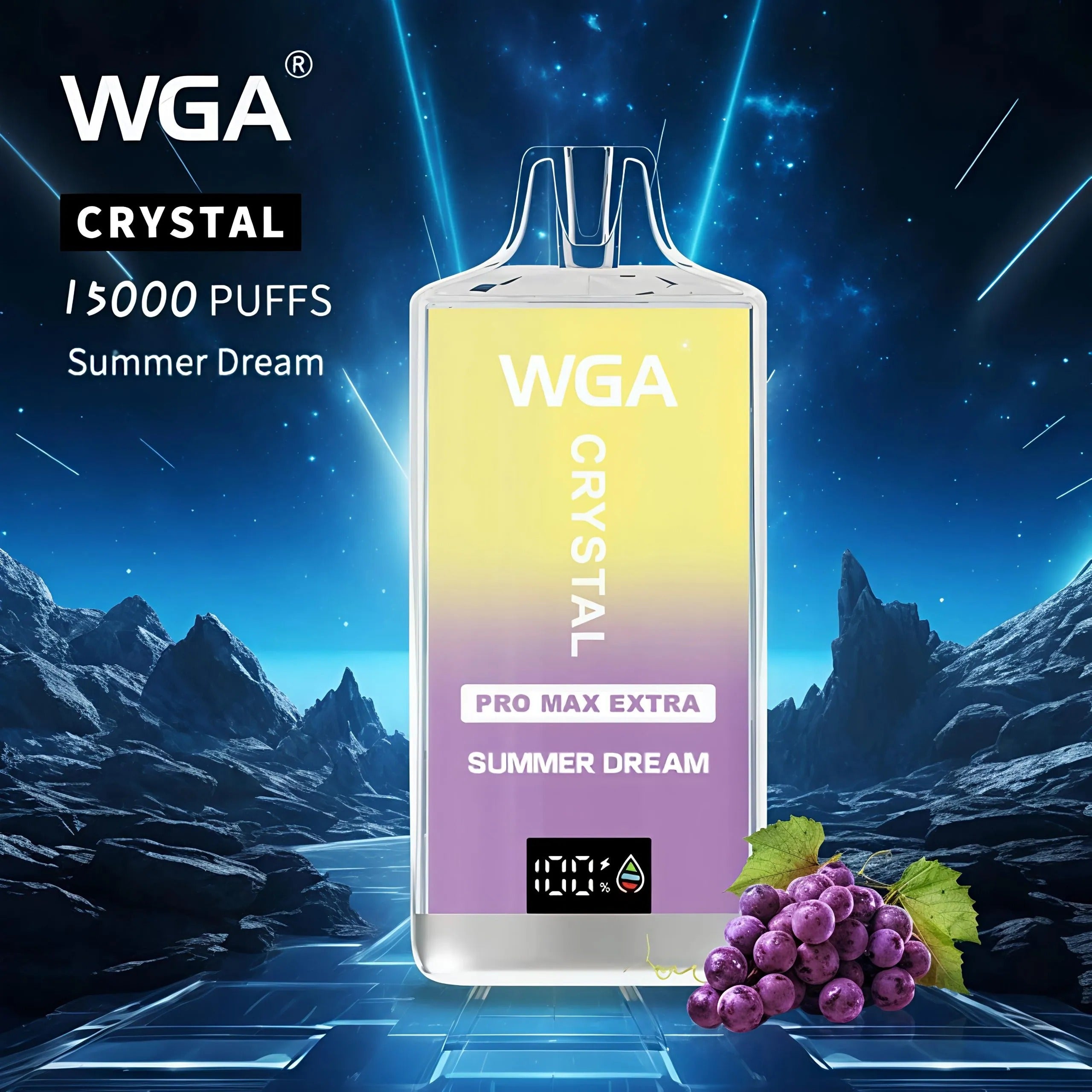 WGA Crystal Pro Max Extra 15000 Puffs Disposable Vape In UAE