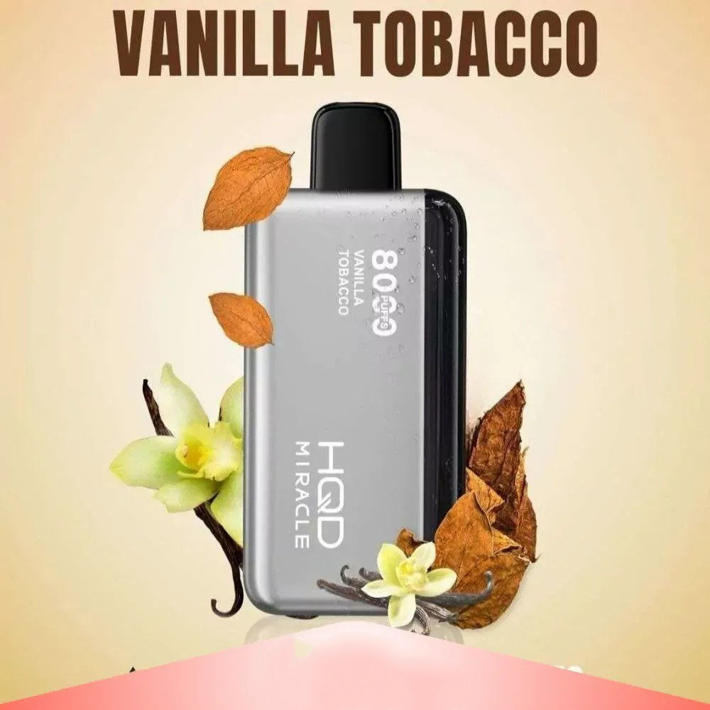HQD Miracle 8000 puffs zero nicotine (0%) Disposable Vape in Dubai