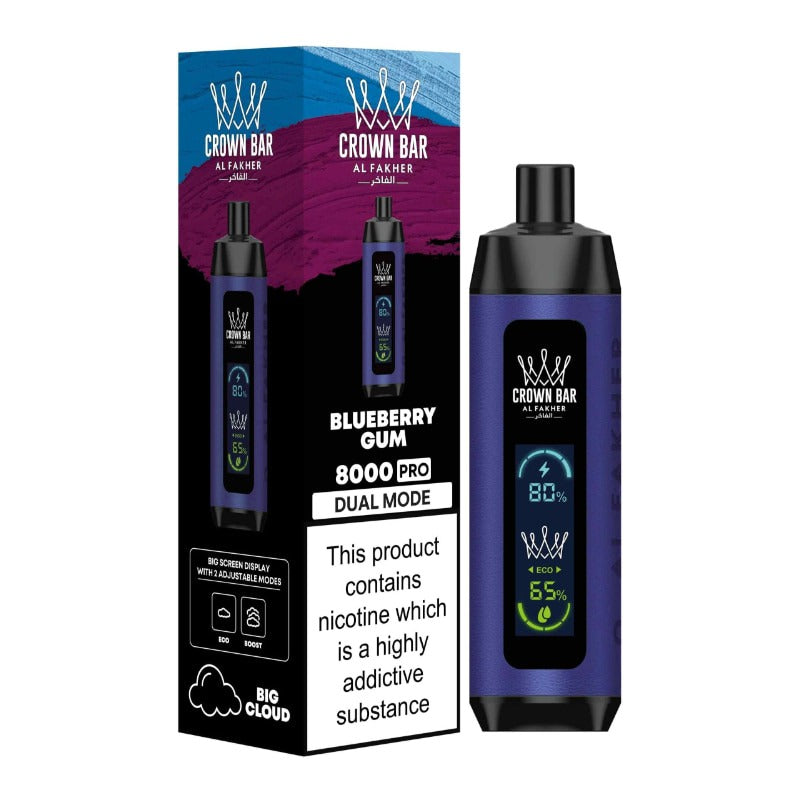 AL FAKHER Crown Bar Pro 8000 Puffs Disposable Vape in Dubai