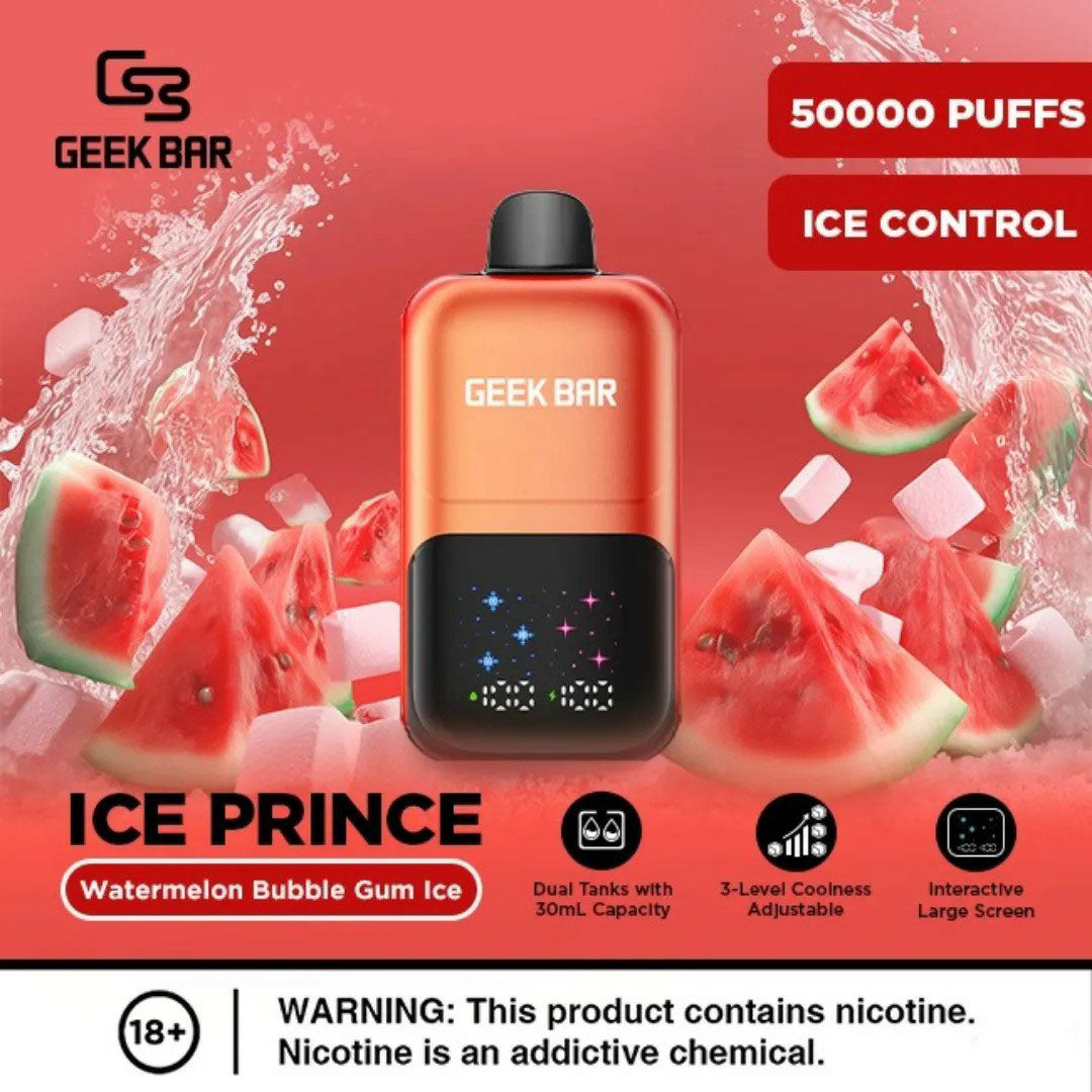 Geek Bar Ice Prince 50000 Puffs Disposable Vape In Dubai