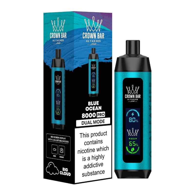 AL FAKHER Crown Bar Pro 8000 Puffs Disposable Vape in Dubai