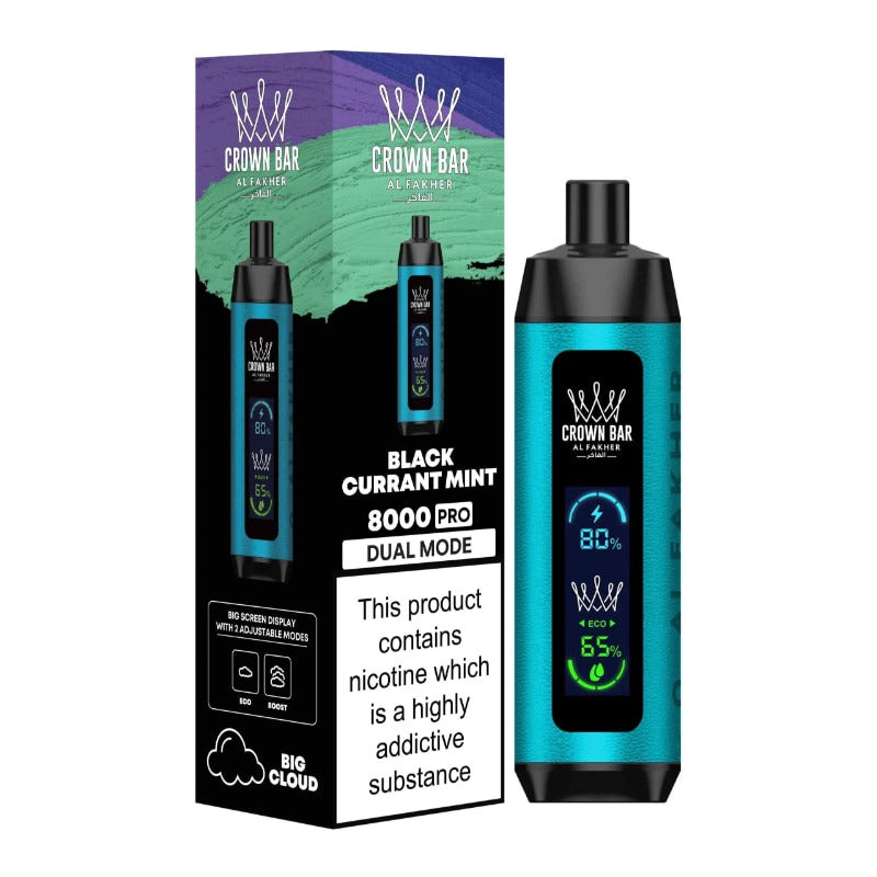 AL FAKHER Crown Bar Pro 8000 Puffs Disposable Vape in Dubai