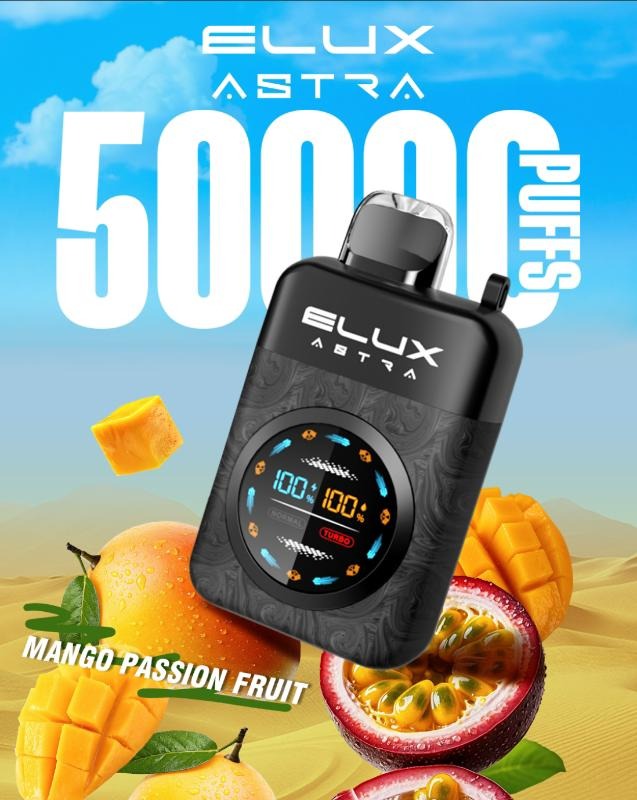 Elux Astra 50000 Puffs Disposable Vape 50MG in Dubai