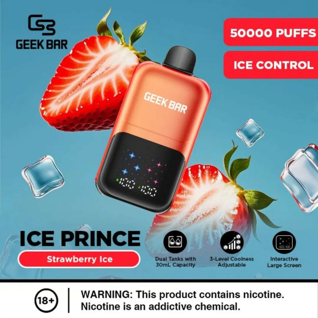 Geek Bar Ice Prince 50000 Puffs Disposable Vape In Dubai