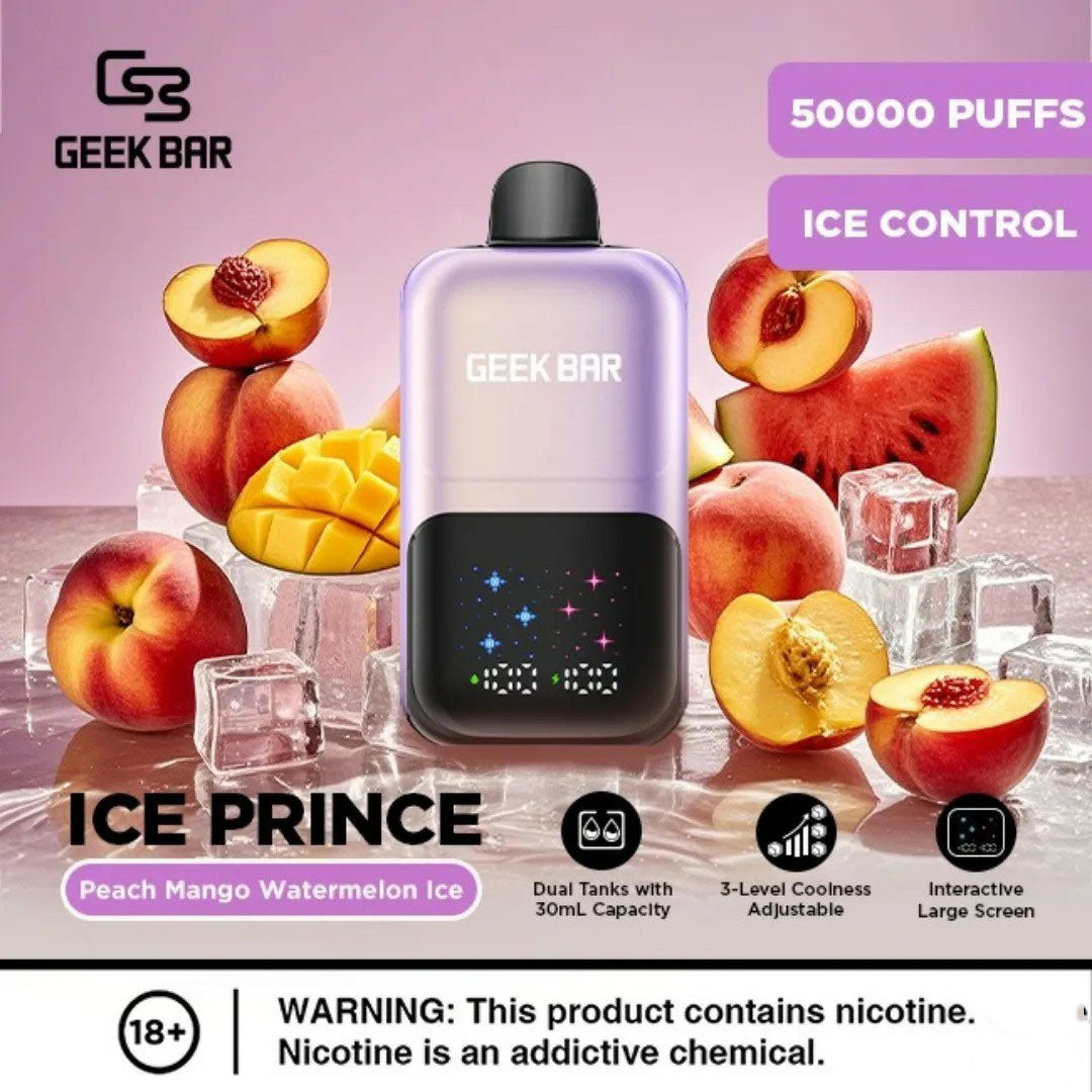 Geek Bar Ice Prince 50000 Puffs Disposable Vape In Dubai