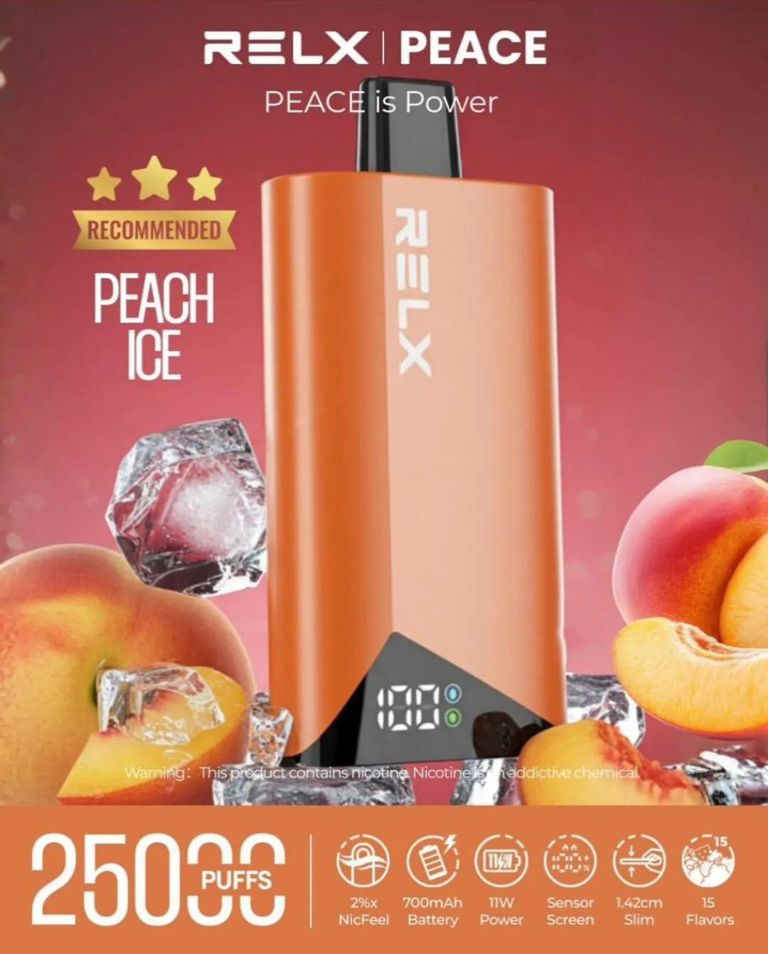 Relx Peace 25000 Puffs Disposable Vape In UAE
