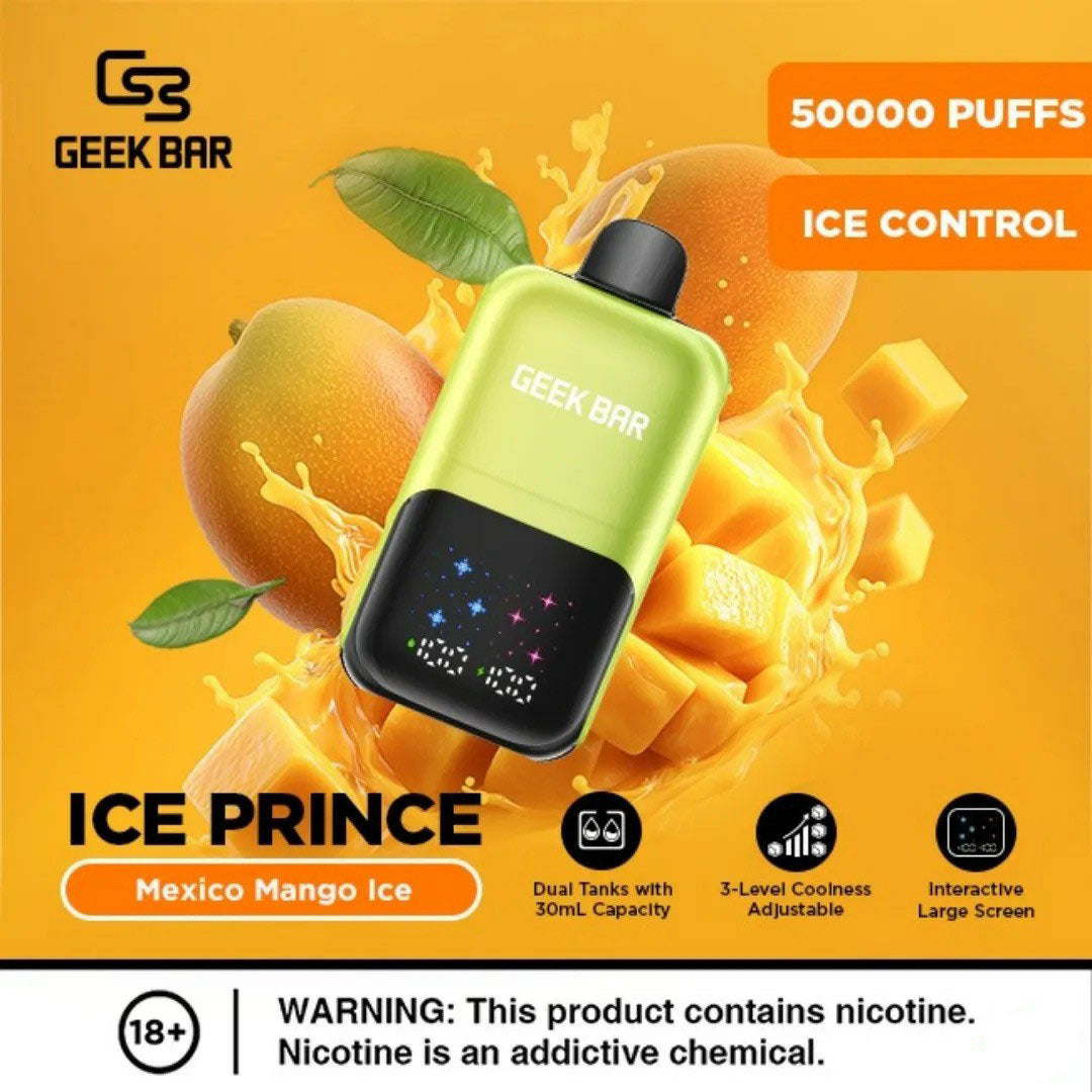 Geek Bar Ice Prince 50000 Puffs Disposable Vape In Dubai