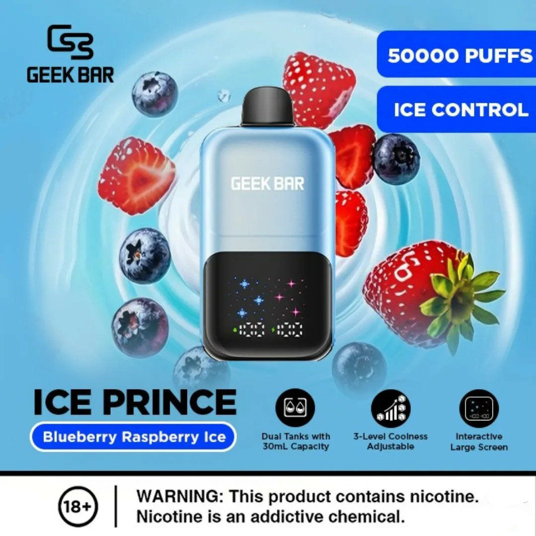 Geek Bar Ice Prince 50000 Puffs Disposable Vape In Dubai