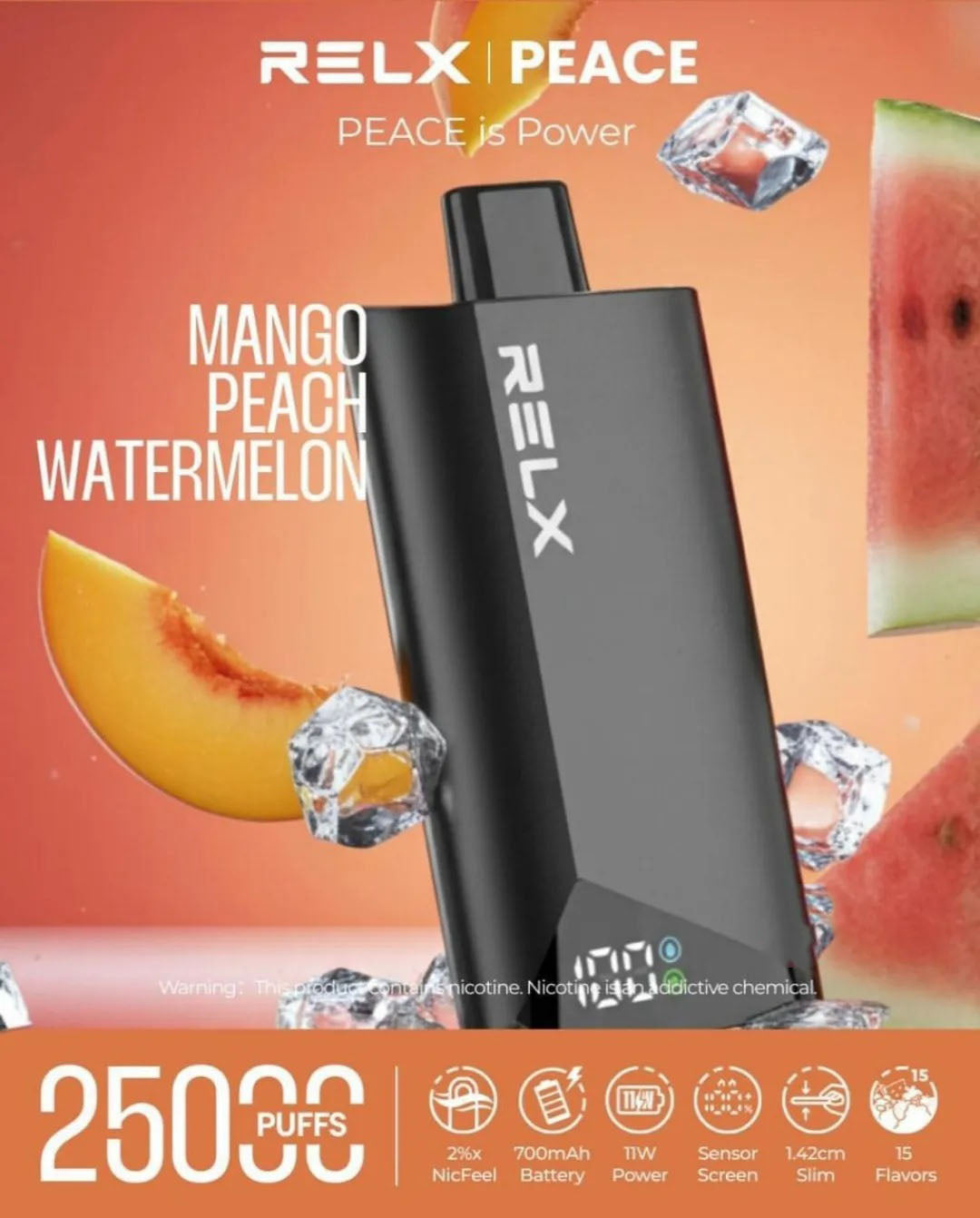 Relx Peace 25000 Puffs Disposable Vape In UAE