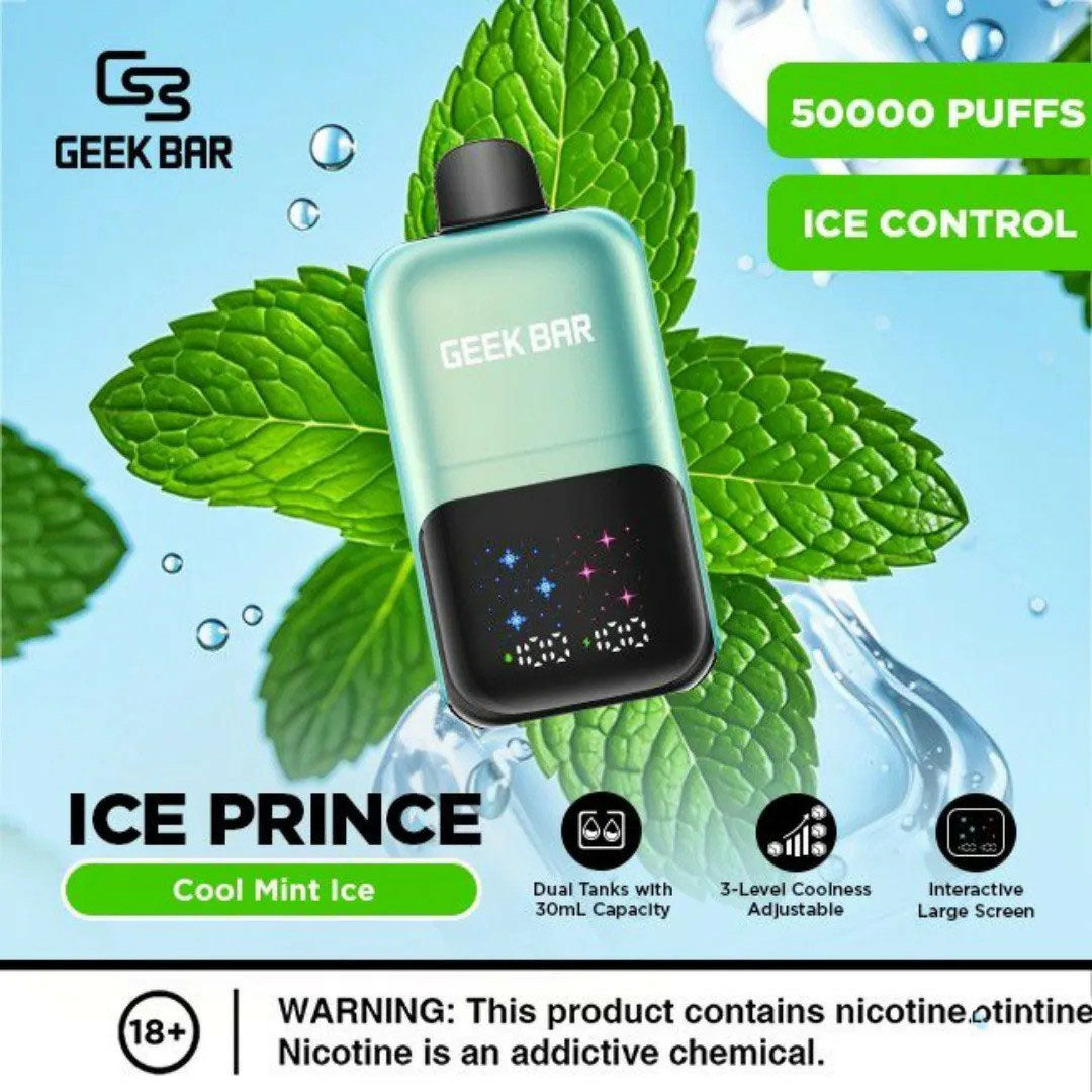 Geek Bar Ice Prince 50000 Puffs Disposable Vape In Dubai