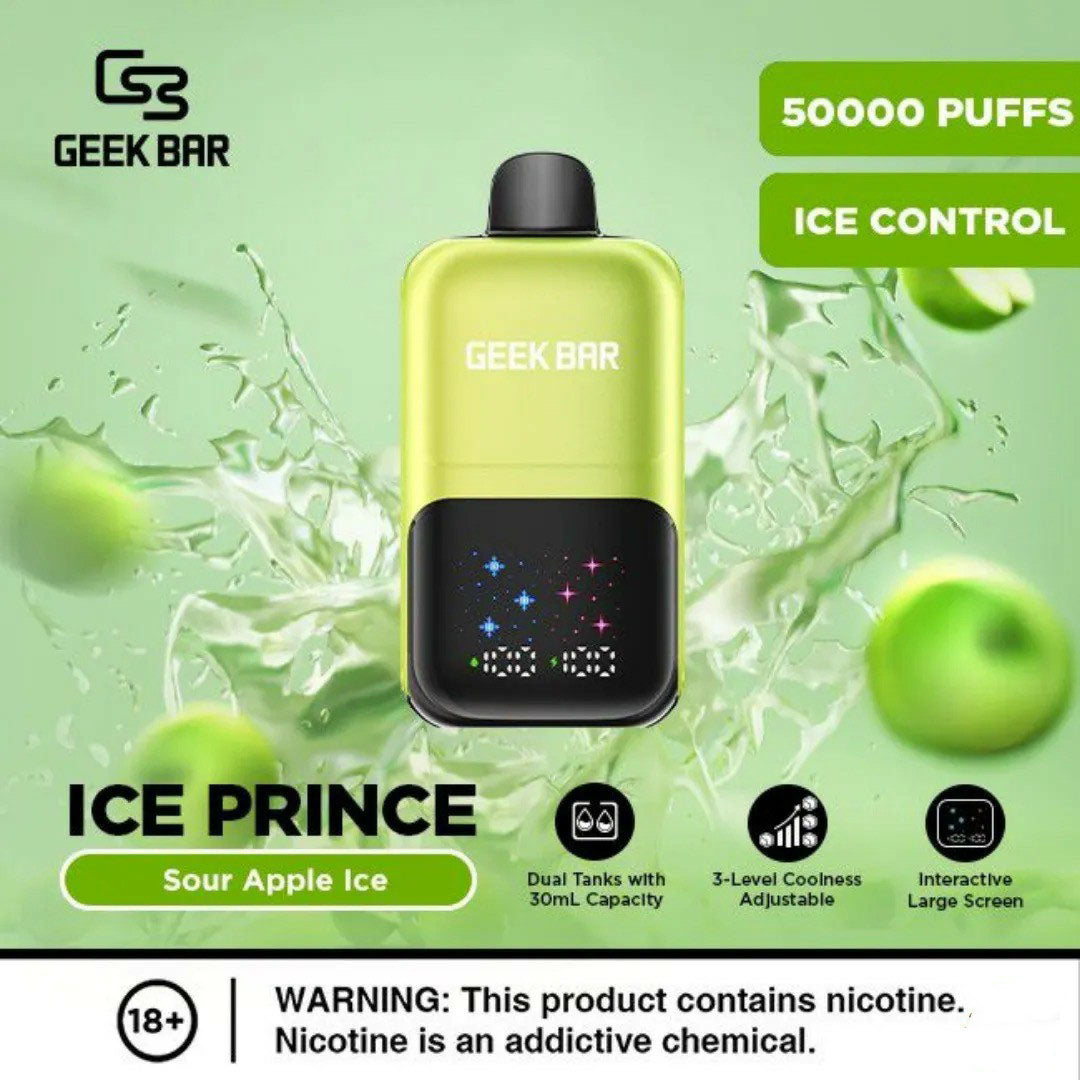 Geek Bar Ice Prince 50000 Puffs Disposable Vape In Dubai