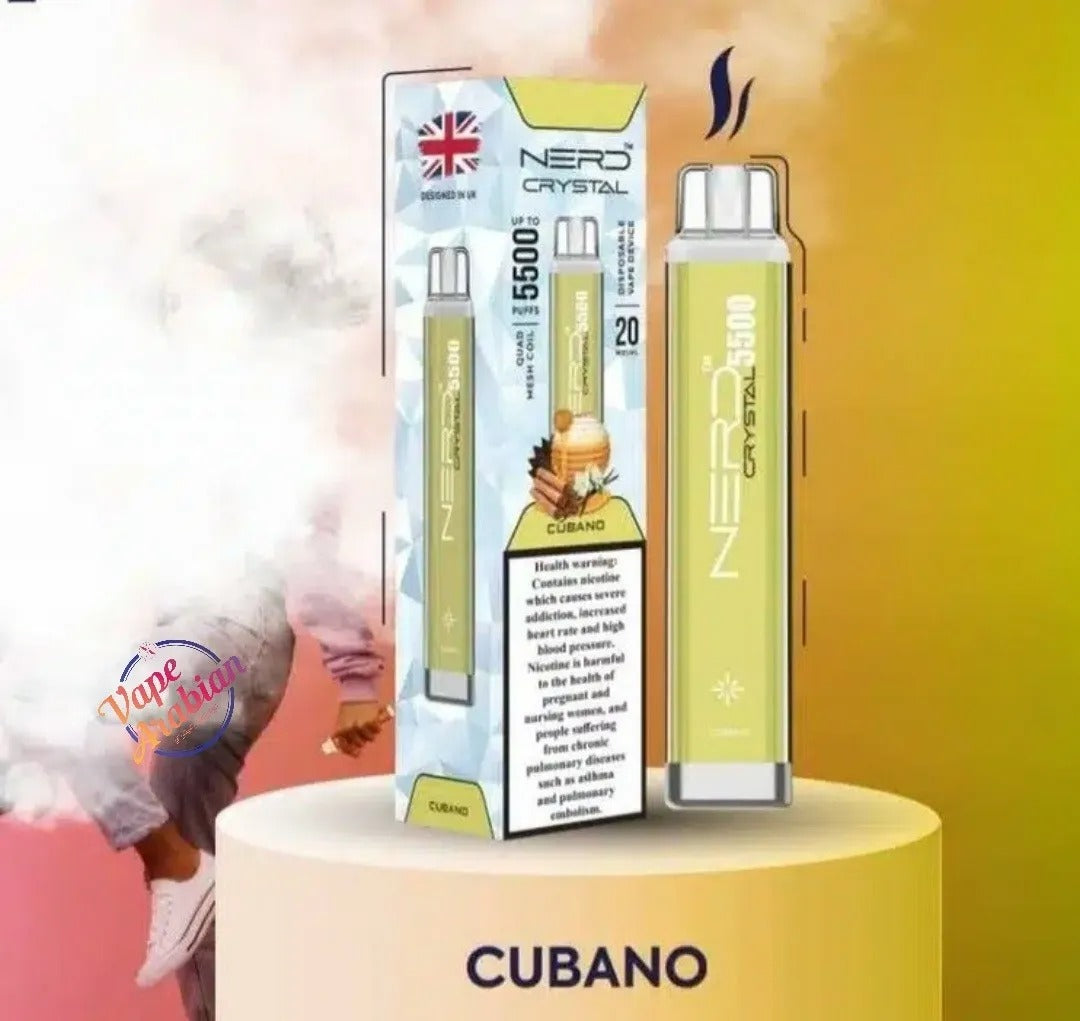 Nerd Crystal 5500 Puffs Disposable Vape In Dubai