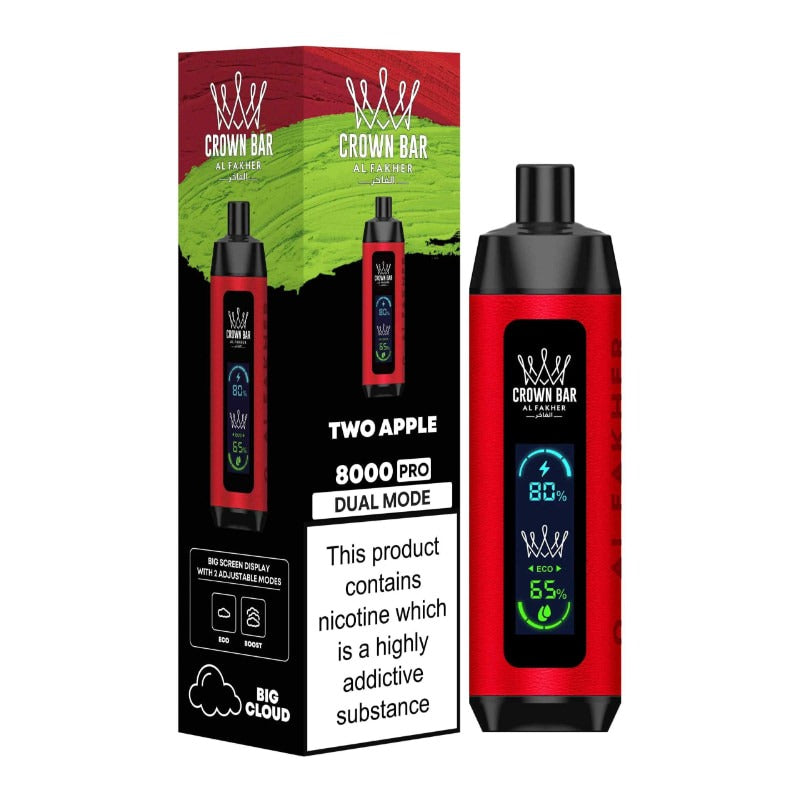 AL FAKHER Crown Bar Pro 8000 Puffs Disposable Vape in Dubai
