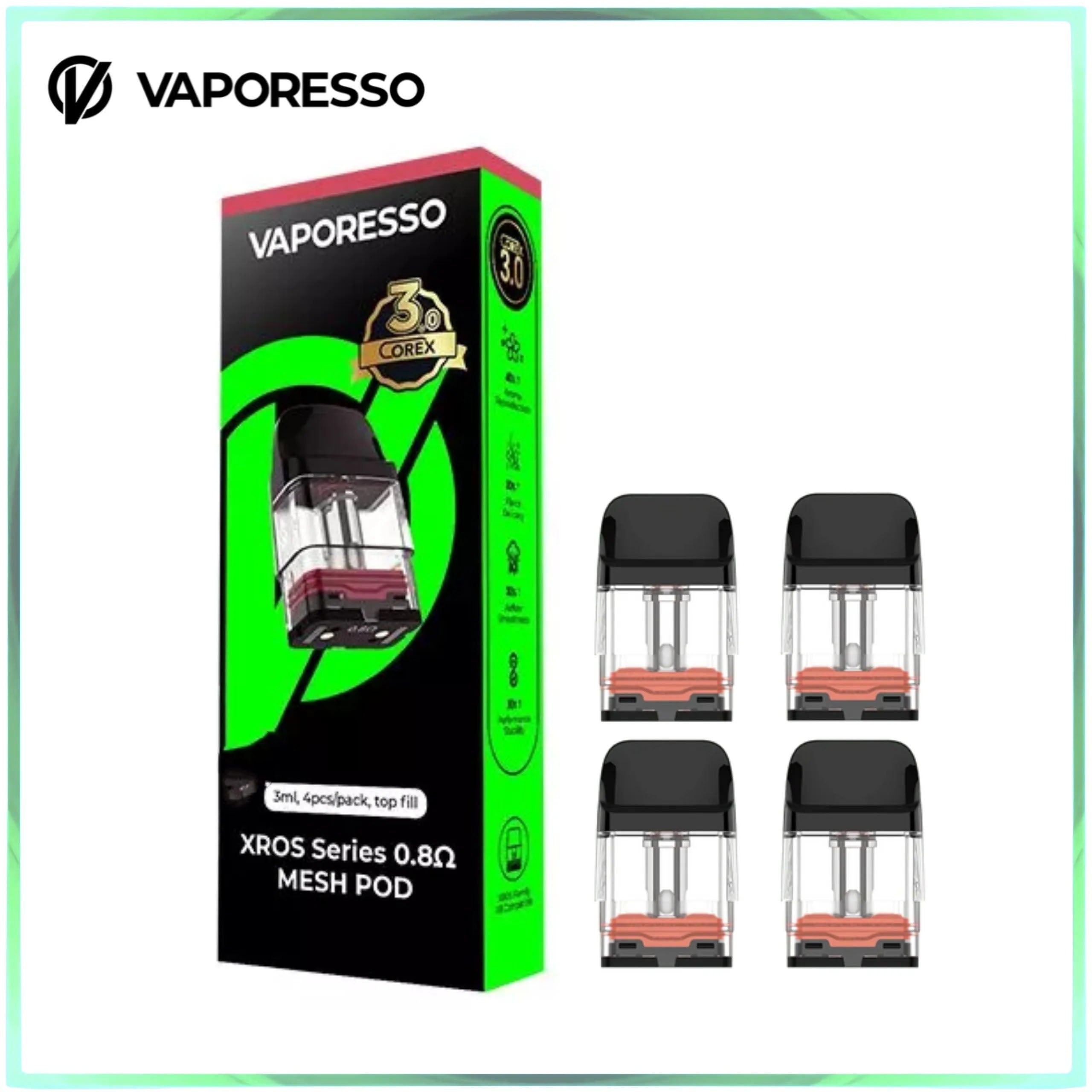Vaporesso XROS Series Pod Cartridge 4pcs Pack In UAE