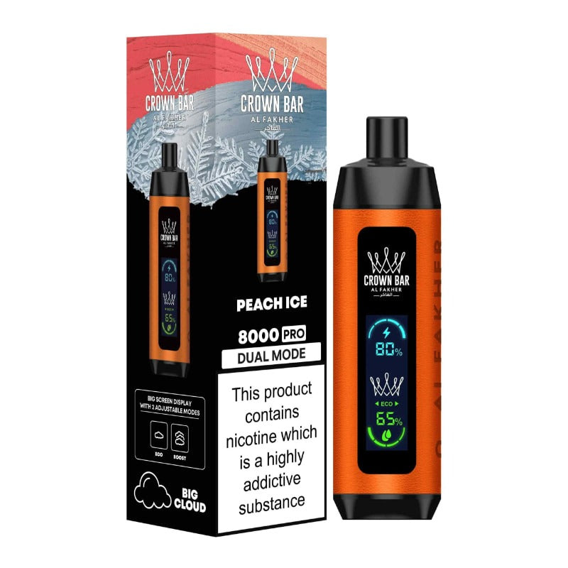 AL FAKHER Crown Bar Pro 8000 Puffs Disposable Vape in Dubai