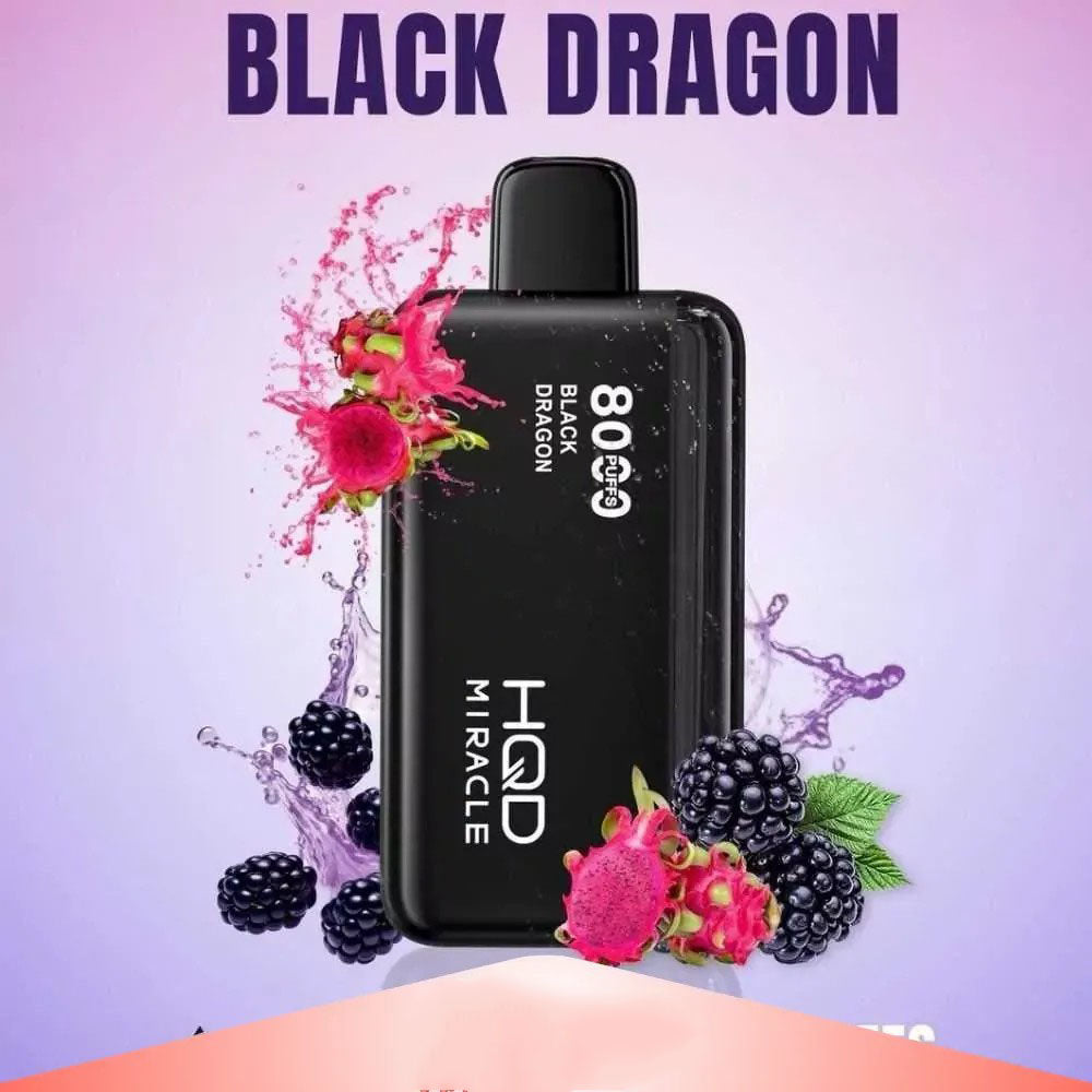 HQD Miracle 8000 puffs zero nicotine (0%) Disposable Vape in Dubai