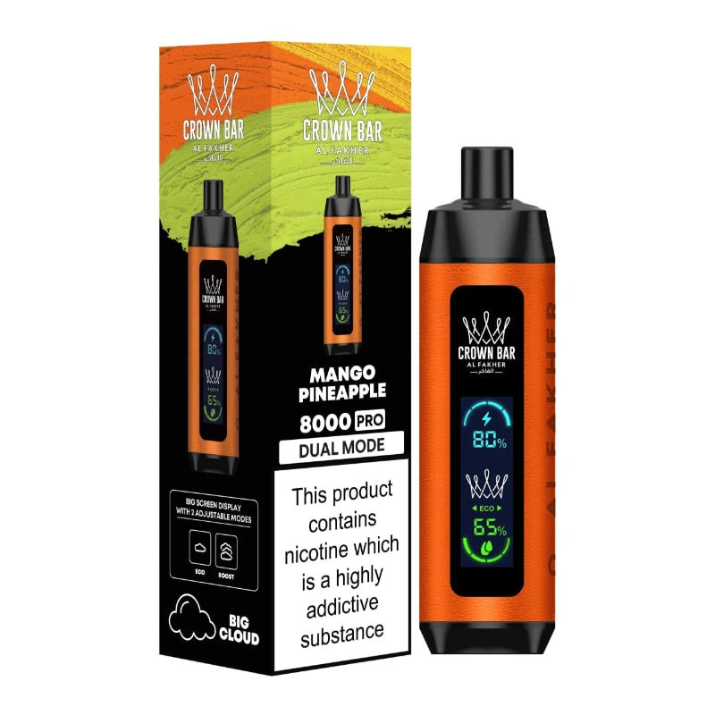 AL FAKHER Crown Bar Pro 8000 Puffs Disposable Vape in Dubai