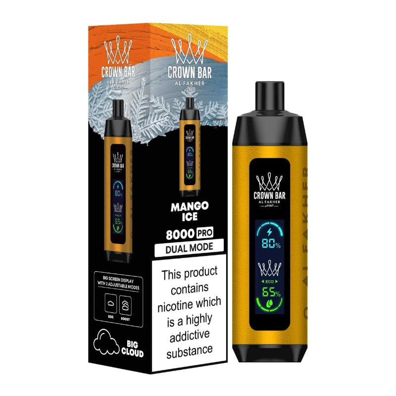 AL FAKHER Crown Bar Pro 8000 Puffs Disposable Vape in Dubai