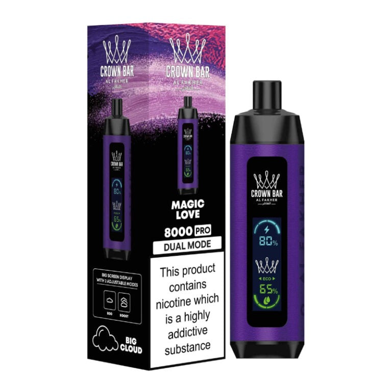 AL FAKHER Crown Bar Pro 8000 Puffs Disposable Vape in Dubai