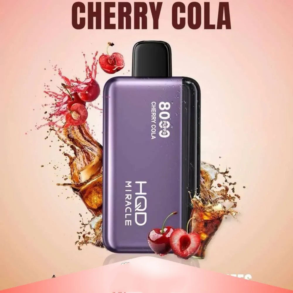 HQD Miracle 8000 puffs zero nicotine (0%) Disposable Vape in Dubai