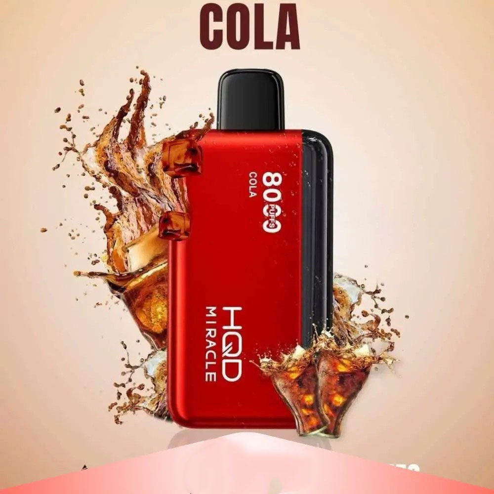 HQD Miracle 8000 puffs zero nicotine (0%) Disposable Vape in Dubai