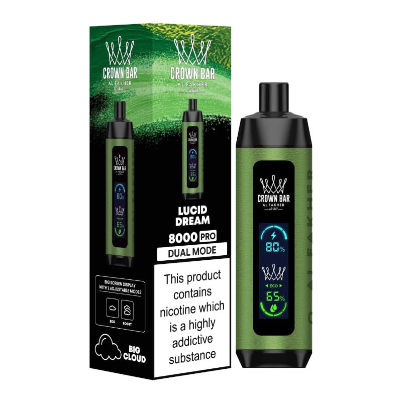 AL FAKHER Crown Bar Pro 8000 Puffs Disposable Vape in Dubai