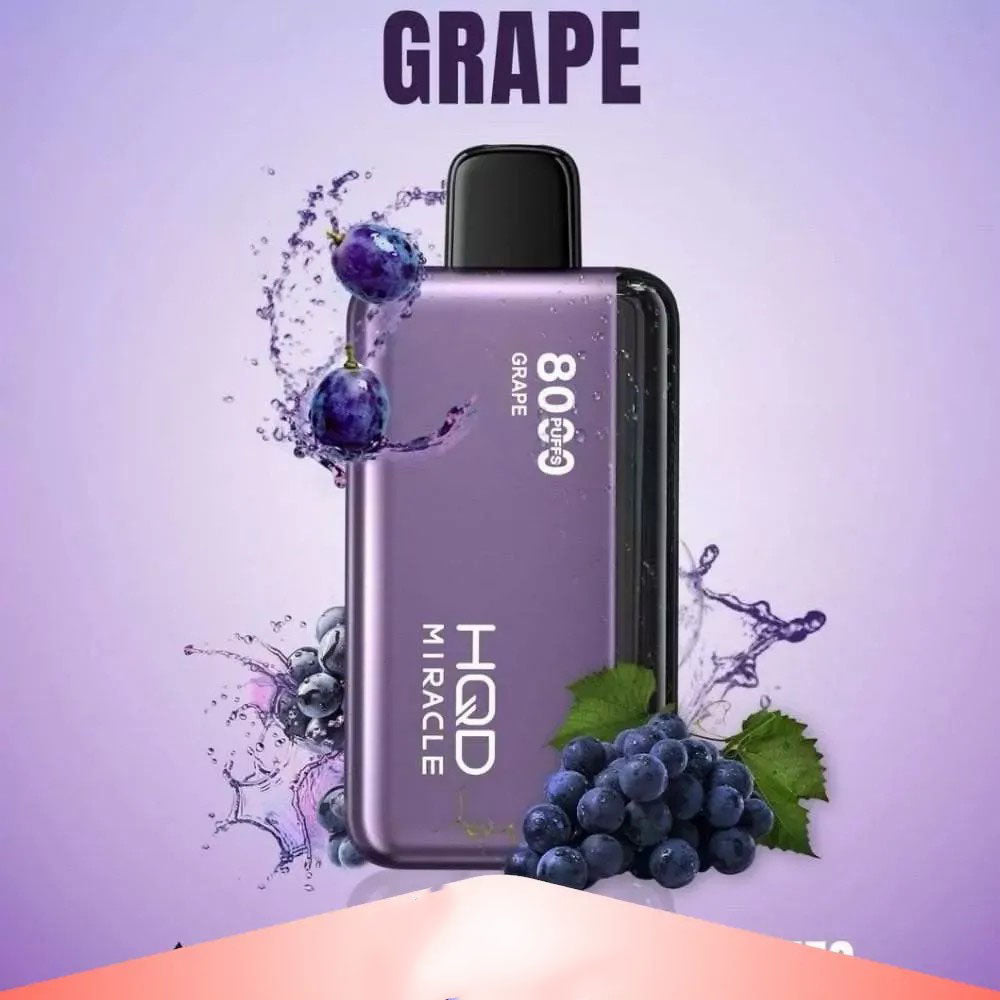 HQD Miracle 8000 puffs zero nicotine (0%) Disposable Vape in Dubai
