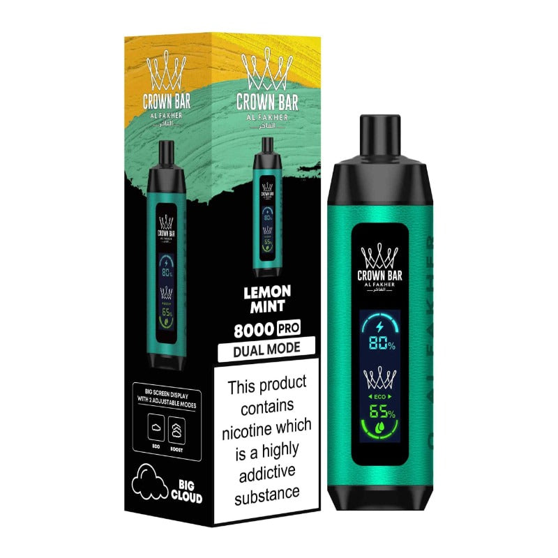 AL FAKHER Crown Bar Pro 8000 Puffs Disposable Vape in Dubai