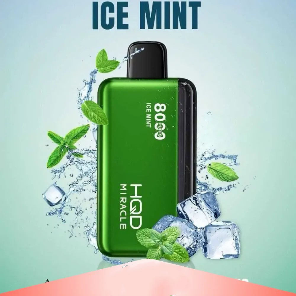 HQD Miracle 8000 puffs zero nicotine (0%) Disposable Vape in Dubai