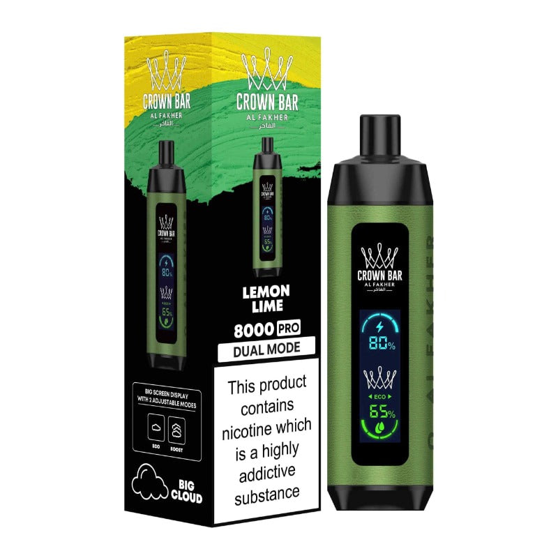 AL FAKHER Crown Bar Pro 8000 Puffs Disposable Vape in Dubai